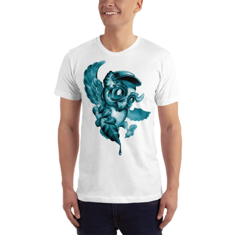 Flying Owl by Bradley Pearce Short-Sleeve T-Shirt