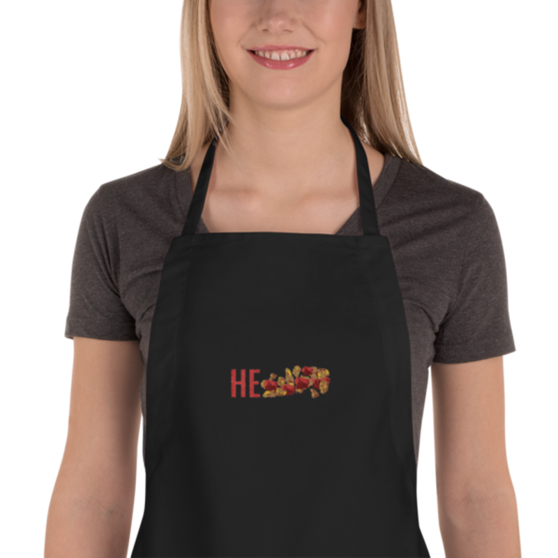 He Rocks Embroidered Apron