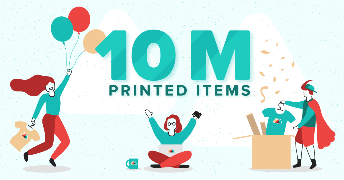 Printful celebrates 10 million printed products